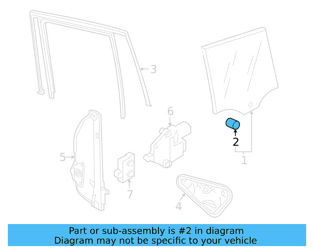 Door Glass Pin 8K0-845-867 - View 15