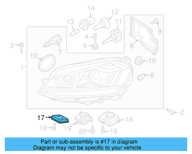 High Intensity Discharge (Hid) Lighting Ballast 8K0-941-597-E - View 11
