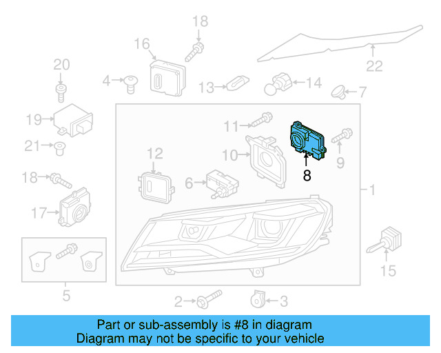 High Intensity Discharge (Hid) Lighting Ballast 8K0-941-597-E