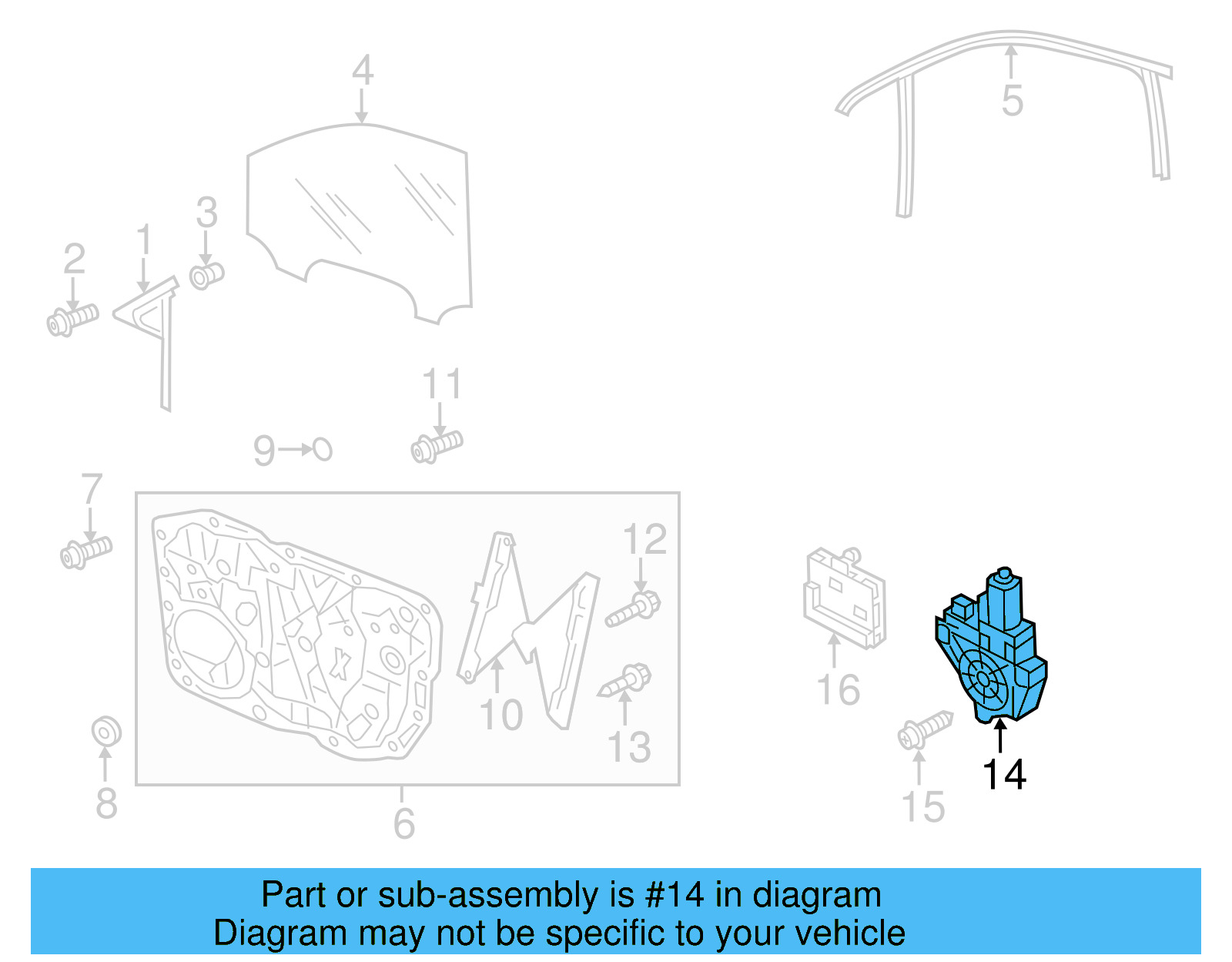 Window Motor 8K0-959-802-B - View 4