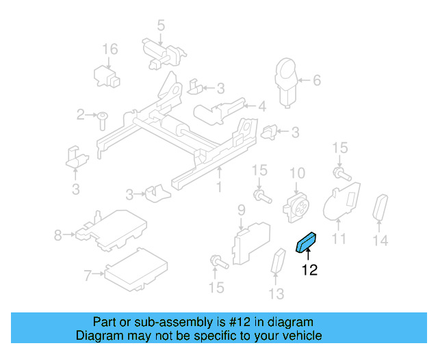 Adjust Knob 8K0-959-816-4PK - View 5