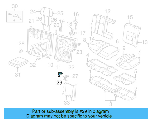 Seat Back Frame Cover 8L0-886-197-A-9B9 - View 5