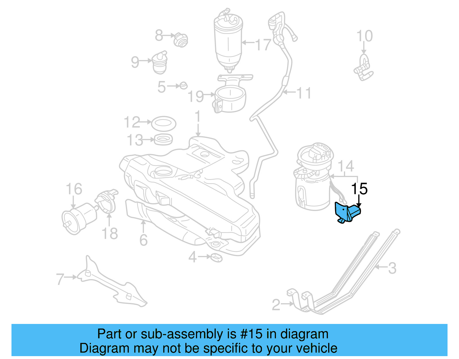 Level Sensor 8L0-919-673-E - View 14