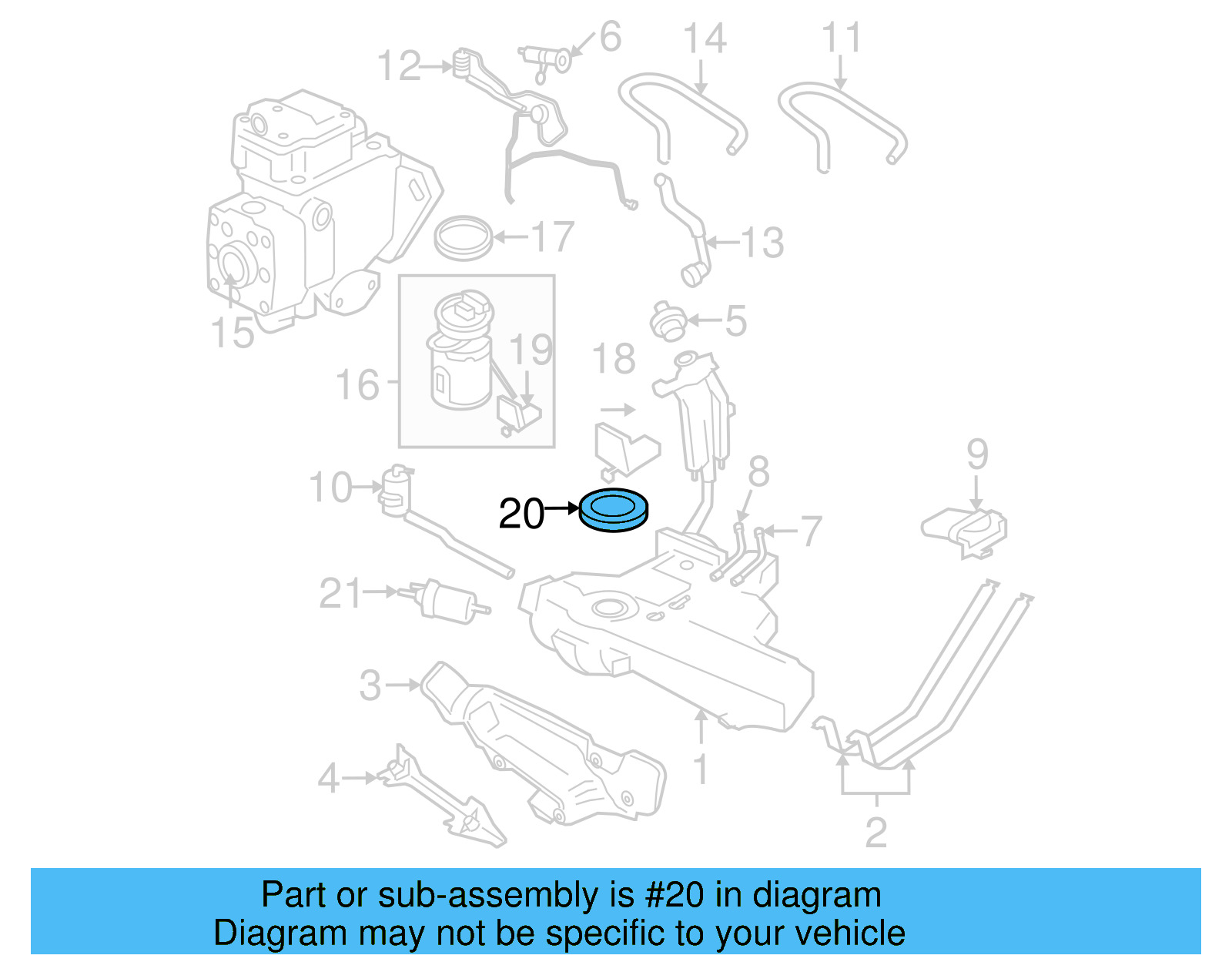 Union Nut 8N0-201-375-A - View 14