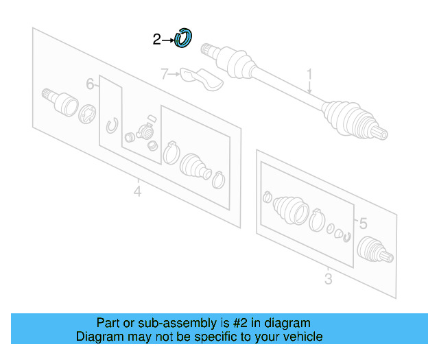 Axle Assembly Lock Ring 8N0-407-297 - View 10