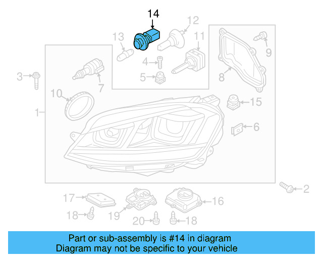 Signal Bulb Socket 8N0-953-053 - View 10