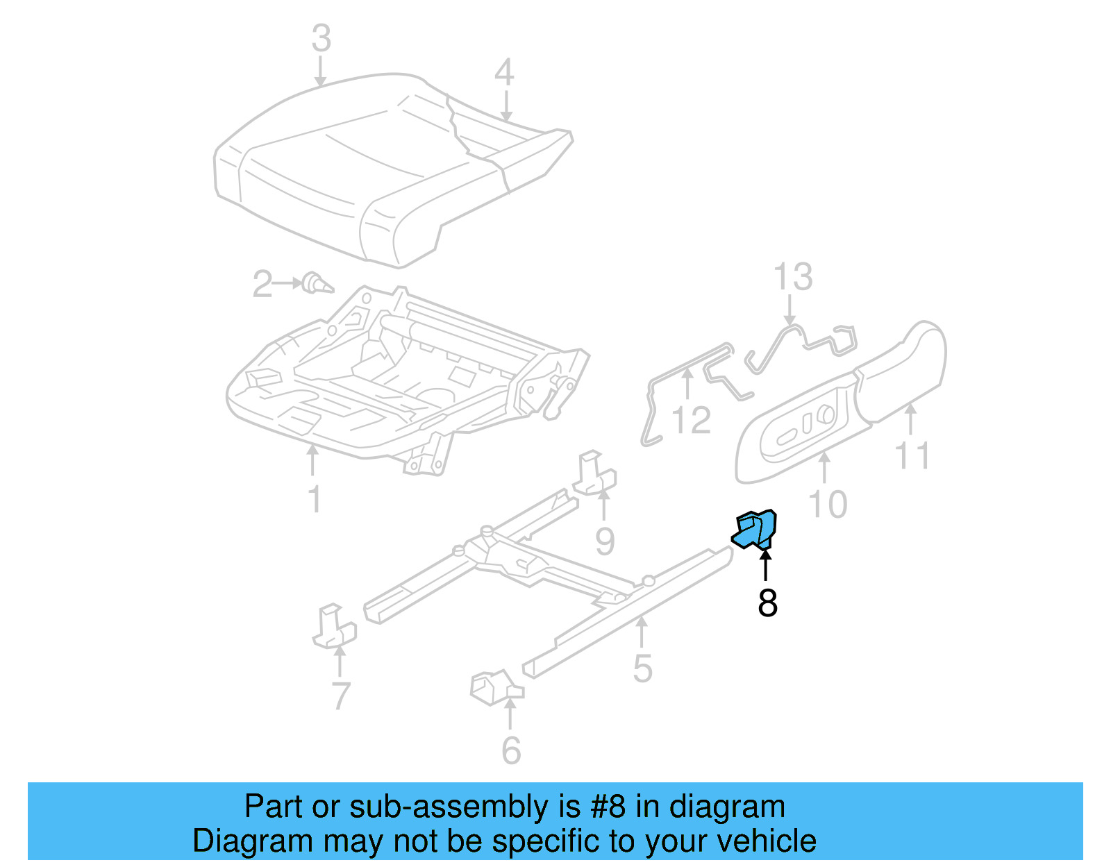 Track End Cover 8P0-881-349-B-01C - View 17