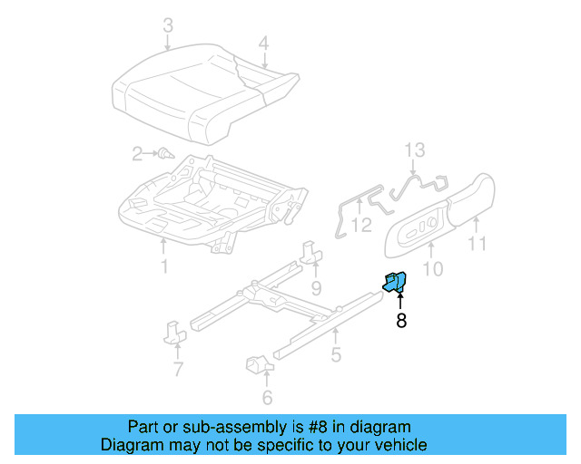 Track End Cover 8P0-881-349-B-01C - View 45