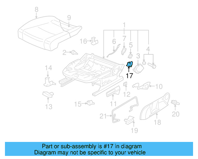 Track End Cover 8P0-881-477-B-01C - View 3