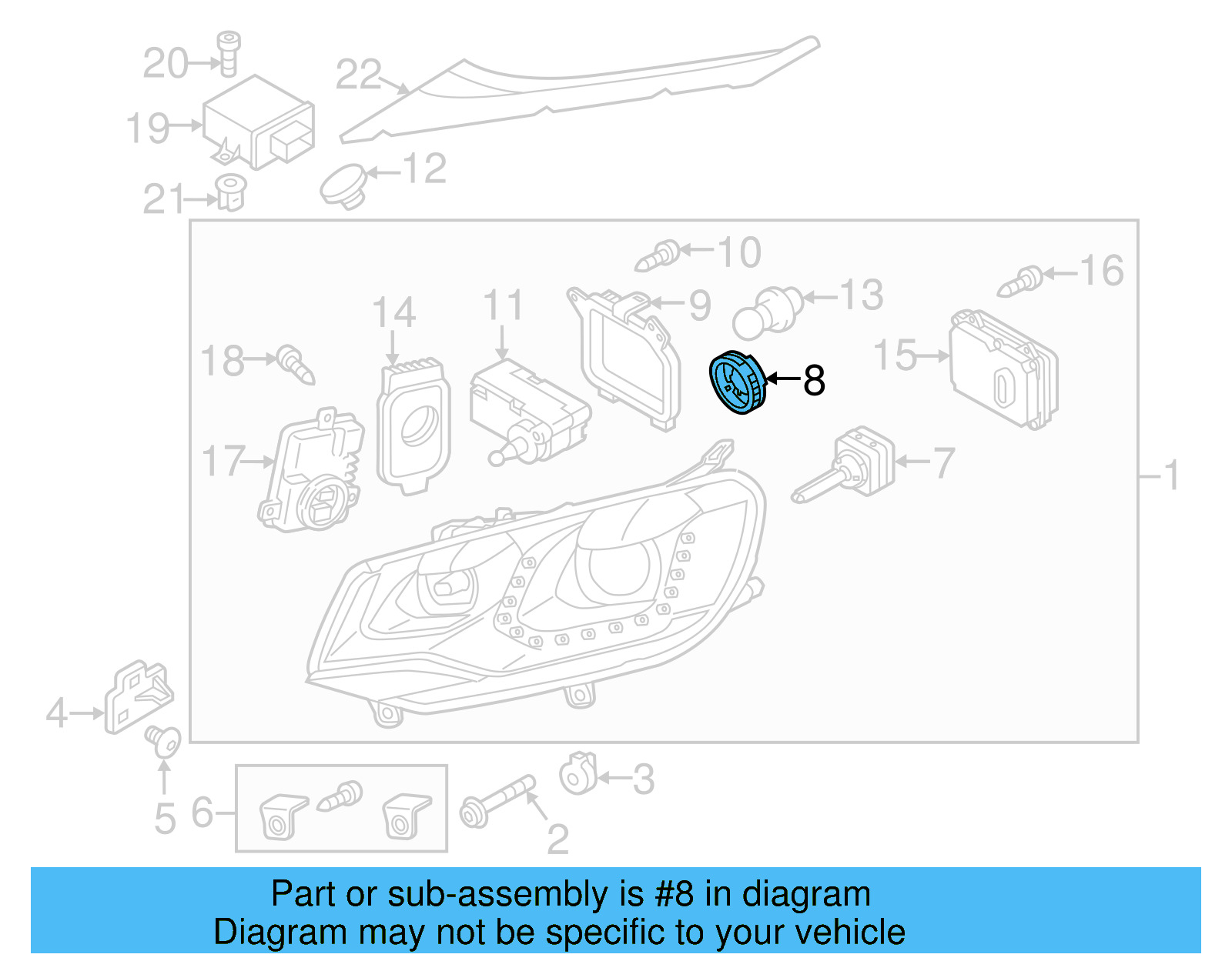 Retainer Ring 8P0-941-621 - View 23