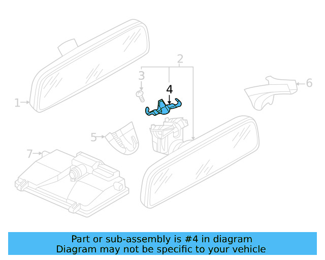 Mirror Inside Retainer Spring 8S0-857-945 - View 28