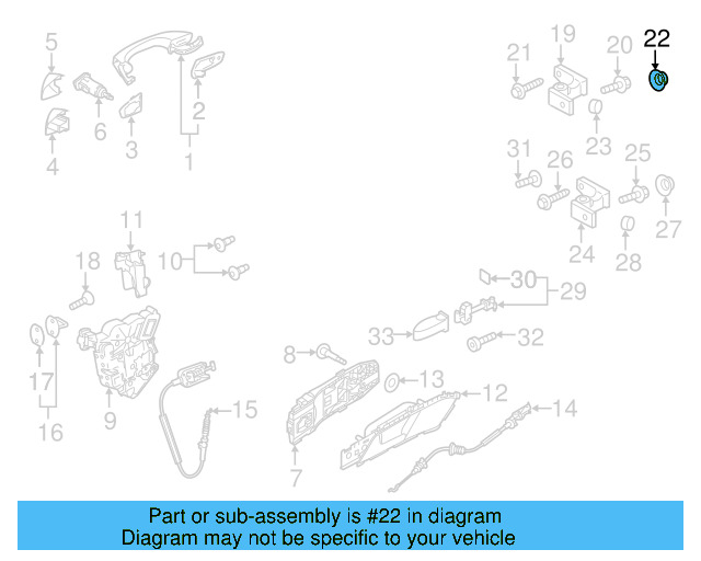 Upper Hinge Dust Cap 8T0-837-947 - View 26