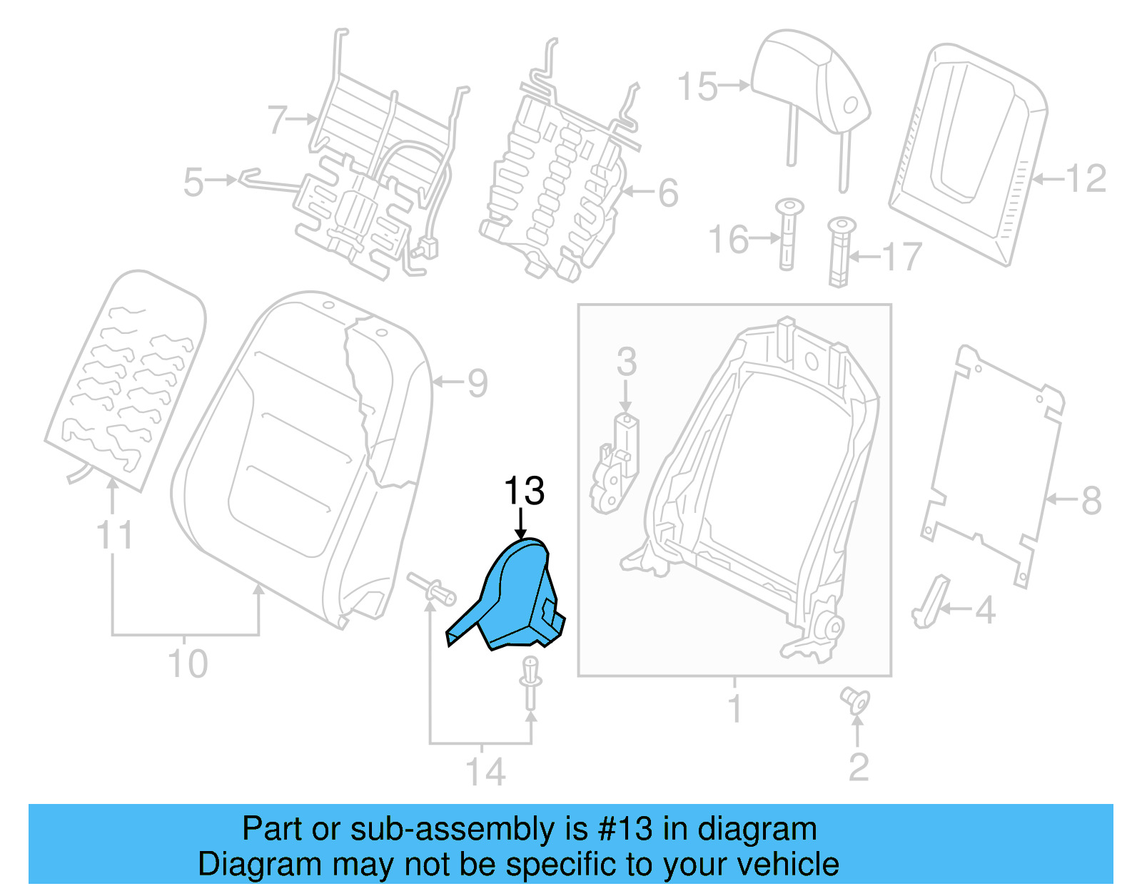 Pivot Cover 8T0-881-328-A-82V - View 6