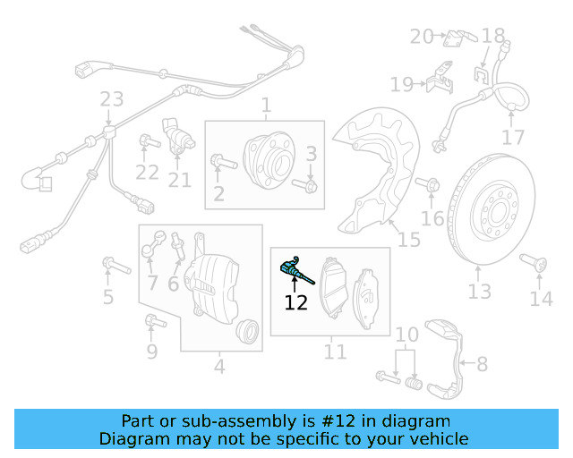 Wear Indicator 8V0-615-437 - View 4