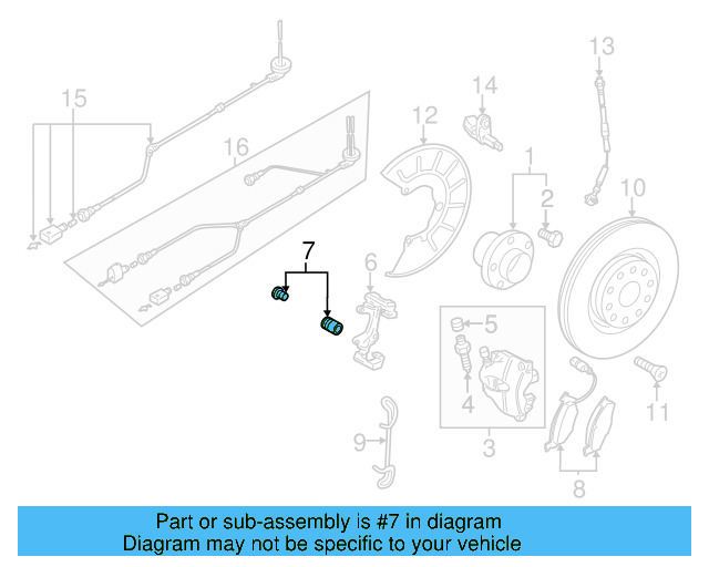 Disc Brake Caliper Pin Boot Kit 8V0-698-647 - View 29