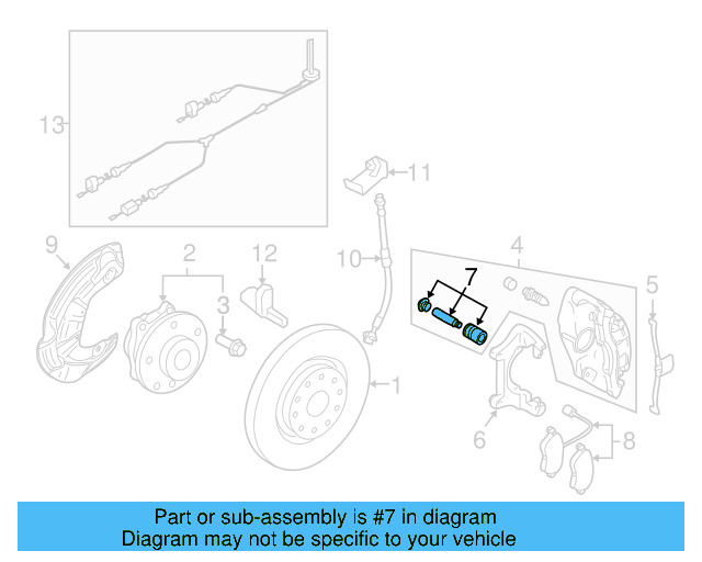 Disc Brake Caliper Pin Boot Kit 8V0-698-647 - View 62