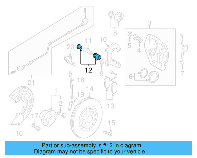 Disc Brake Caliper Pin Boot Kit 8V0-698-647 - View 75