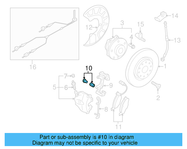 Disc Brake Caliper Pin Boot Kit 8V0-698-647 - View 33