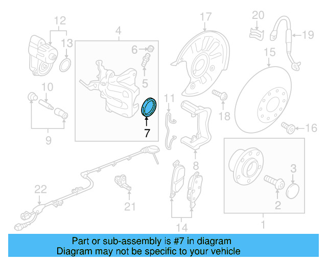 Bleeder Valve Dust Cap 4H0-611-483 - View 55