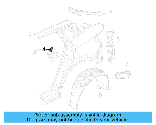 Striker Plate 8V0-809-237 - View 4