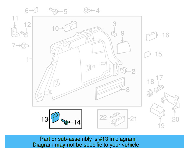 Tie Down Hook 8V0-863-503-C-4PK - View 4