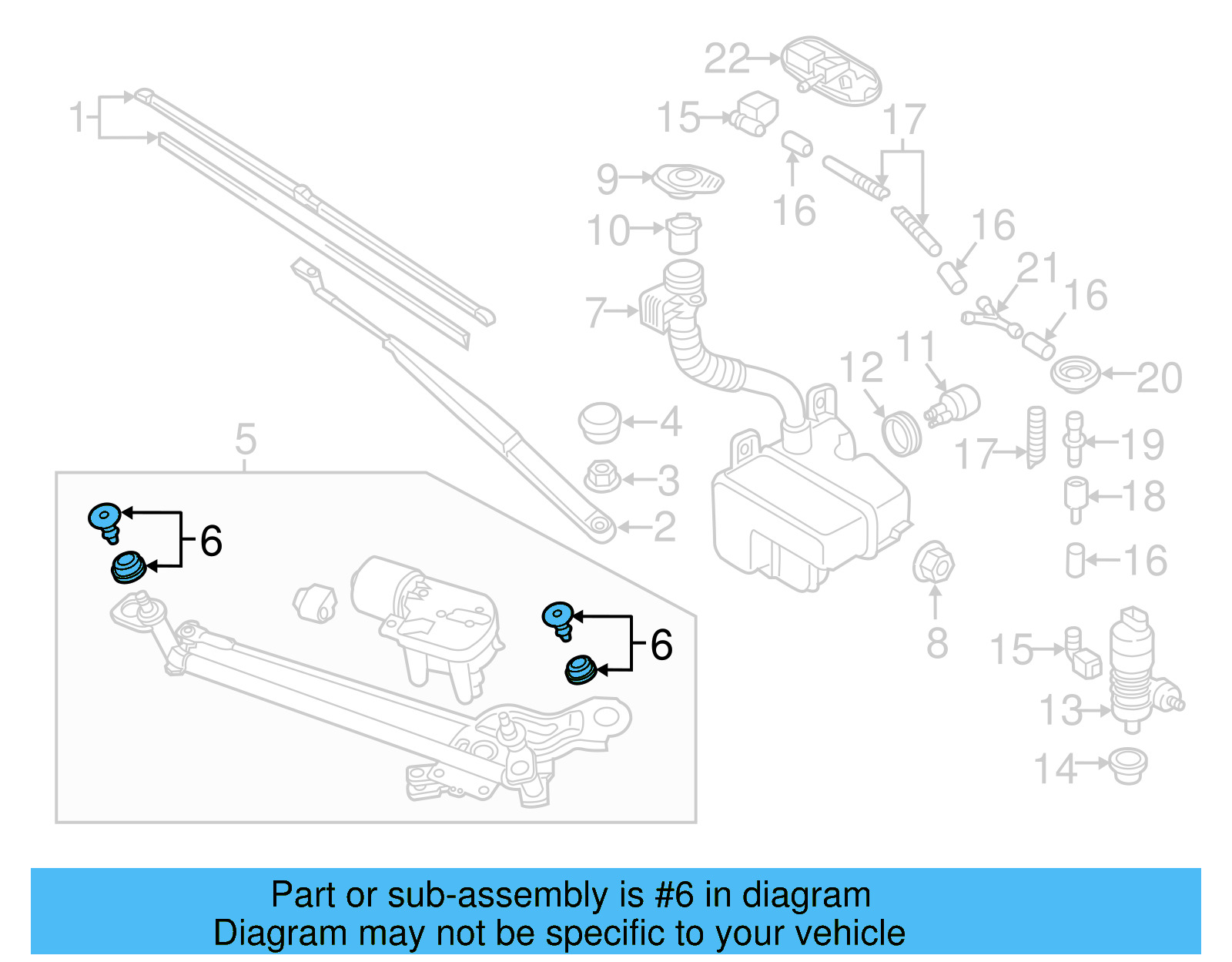 Motor & Linkage Mount Kit 8V0-998-754 - View 6