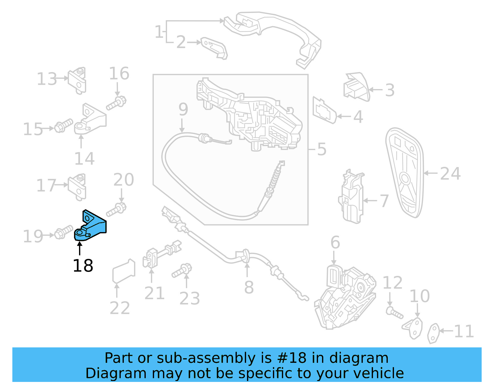 Door Hinge 8V5-833-403-C - View 12