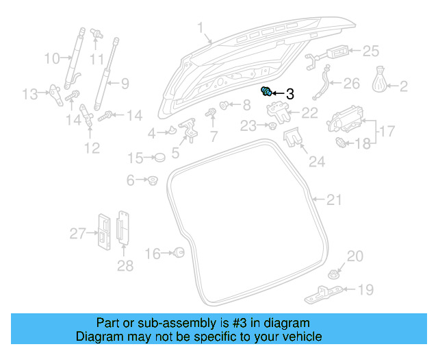 Lift Gate Bumper 8X0-827-499 - View 26