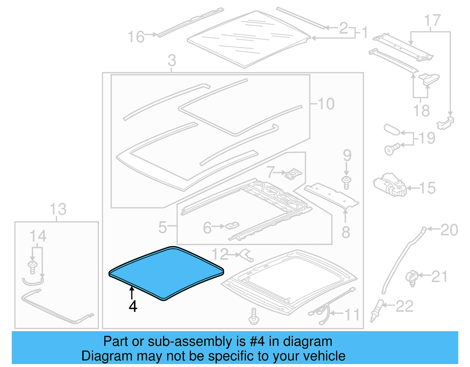 Weatherstrip 8X0-877-439 - View 13