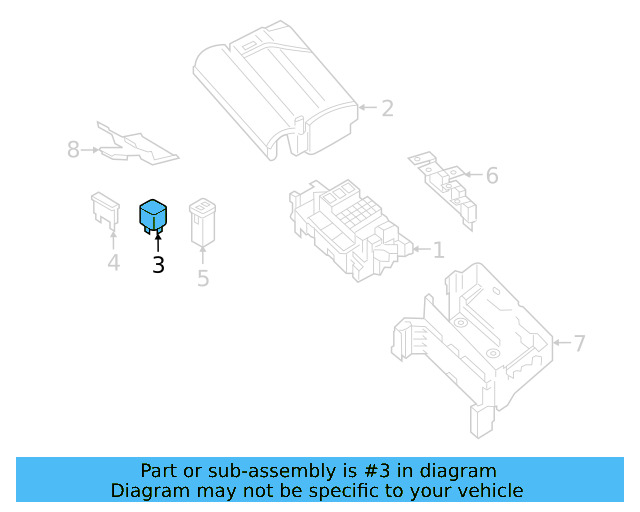 Fuel Pump Relay 4H0-951-253-A - View 114