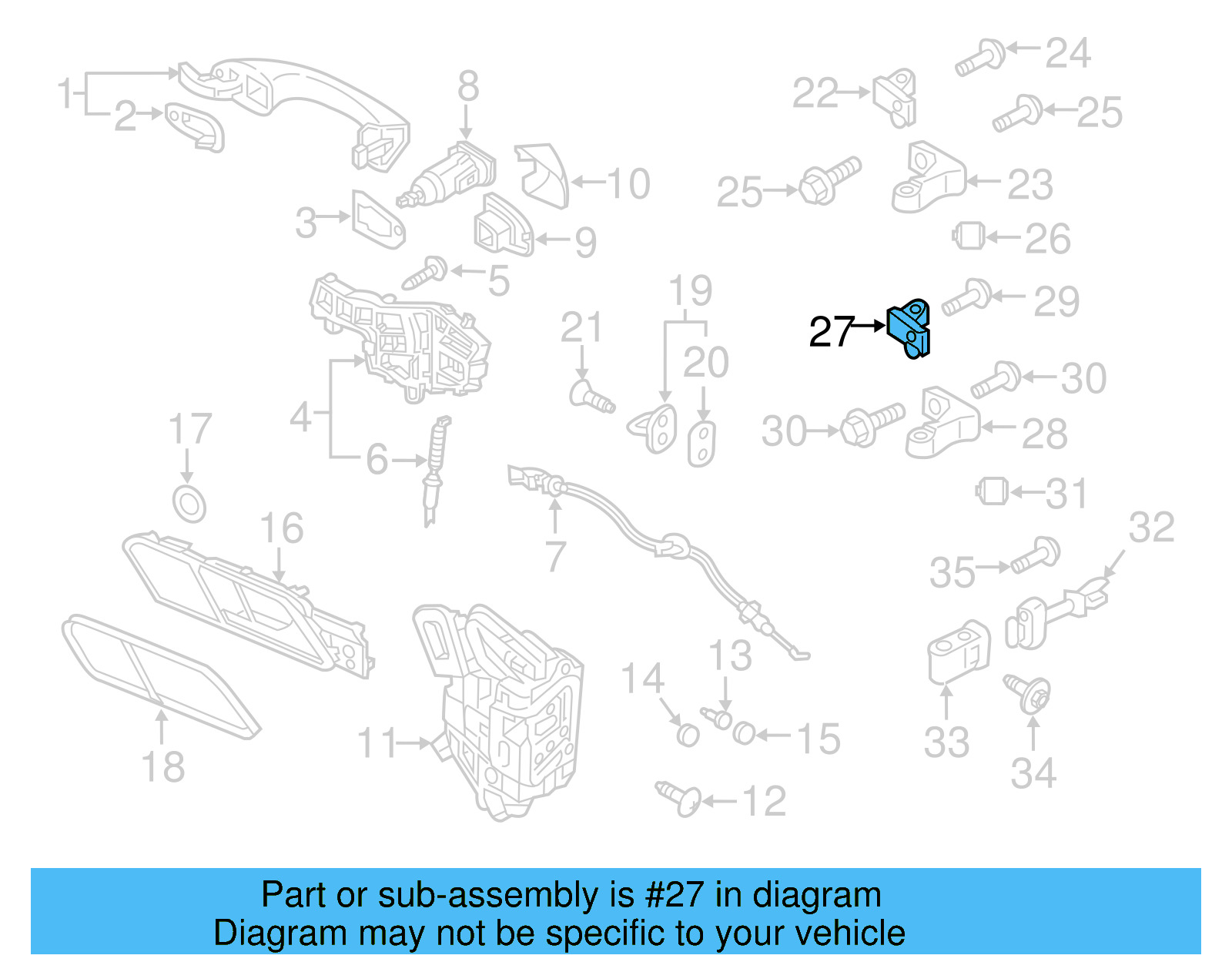 Lower Hinge 8X4-833-405-A - View 7
