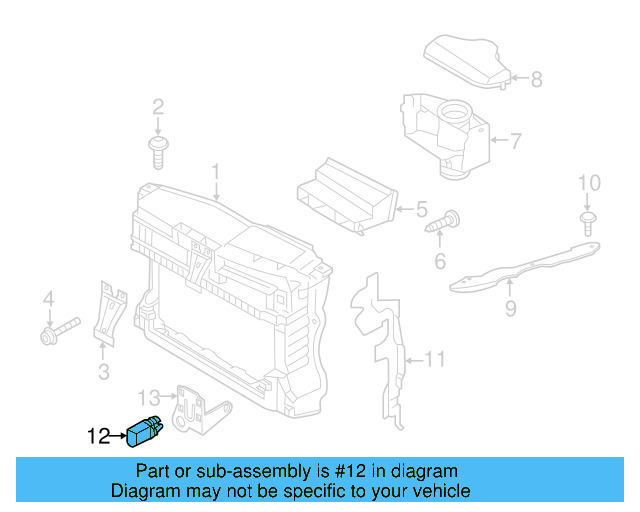 Ambient Temp Sensor 8Z0-820-535 - View 7