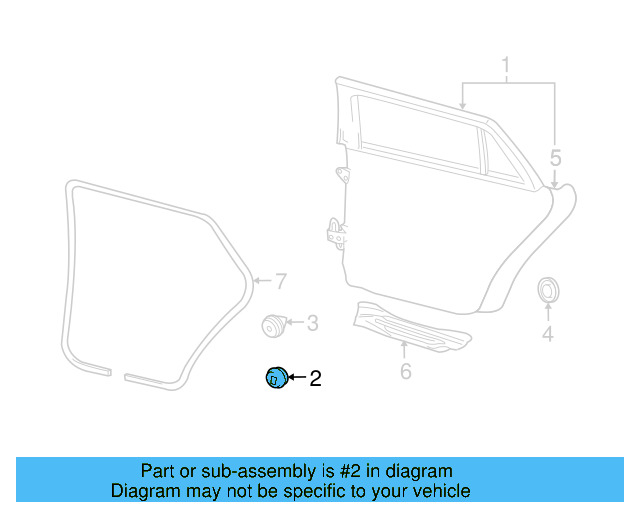 Door Shell Hole Cover 8Z0-837-111 - View 54