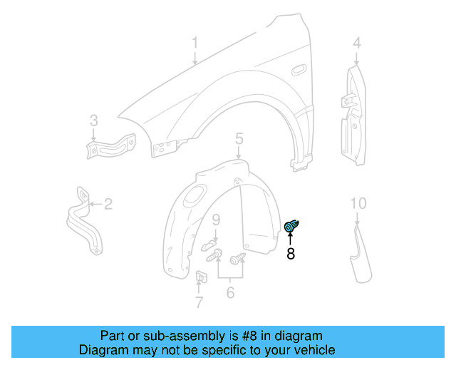 Guide Bracket Nut N-908-214-01 - View 41