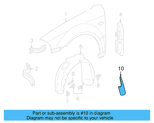 Splash Guard 3B0-075-111-B - View 3