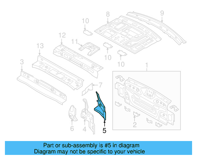 Tail Lamp Pocket 561-813-392-B - View 2