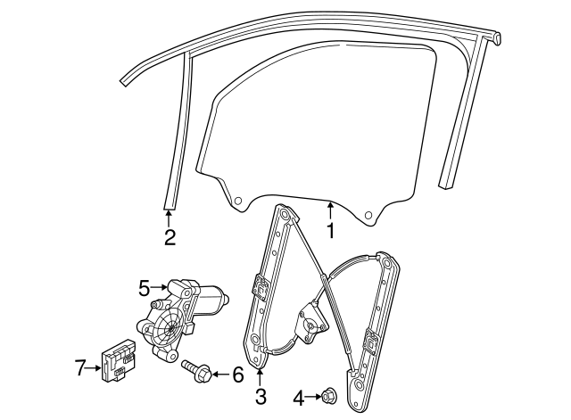 Window Motor 4K0-959-802 - View 2