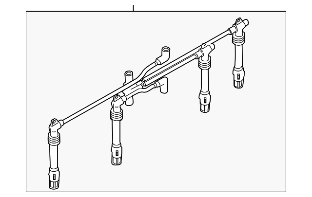Plug Wire Set 06A-905-409-L - View 6