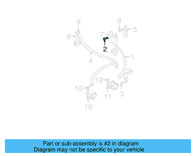 Retractor Assembly Bolt N-989-903-02 - View 3