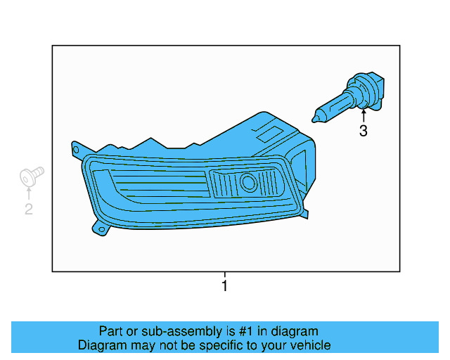 Fog Lamp Assembly 3C8-941-700