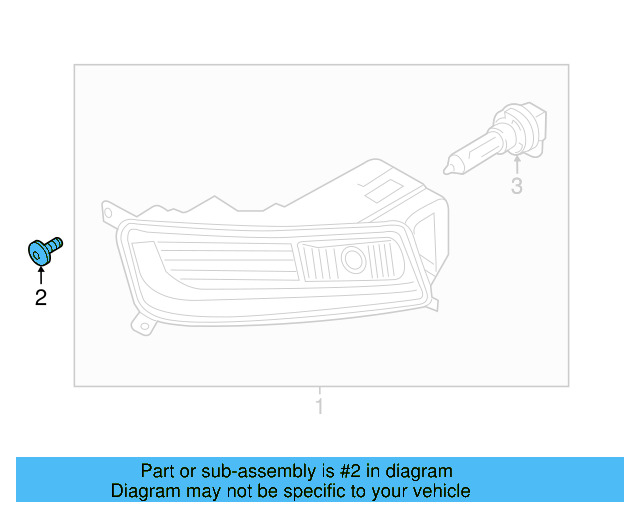 Fog Lamp Screw N-911-605-01 - View 6