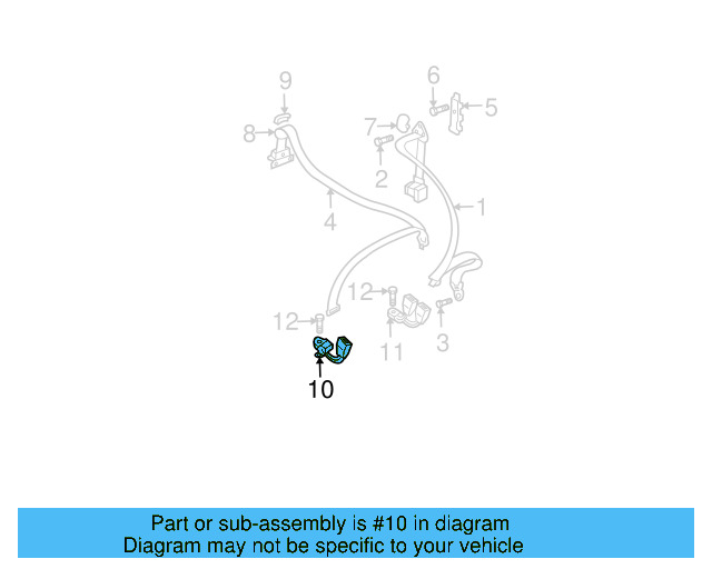 Center Buckle 1J0-857-495-B-FCN