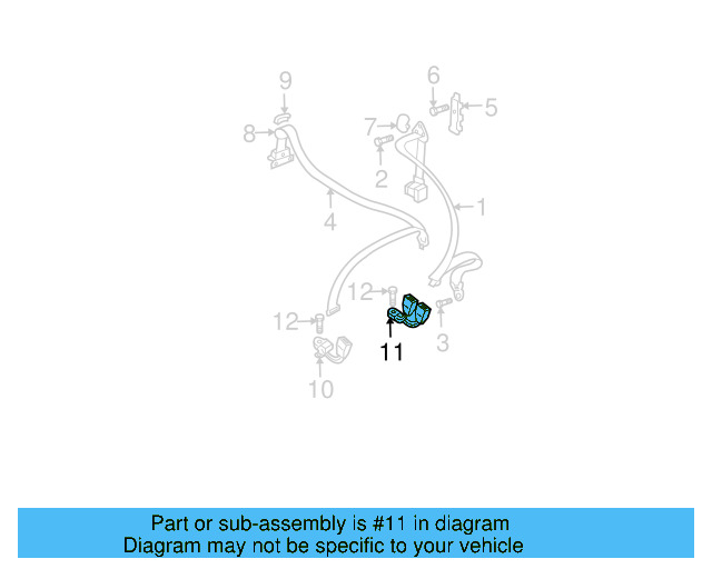 Outer Buckle 1J0-857-488-C-FCP - View 6