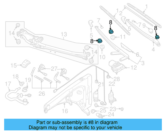 Wiper Arm Nut N-102-613-05 - View 4