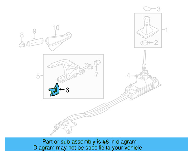 Park Brake Warning Switch 1J0-947-561-C - View 27