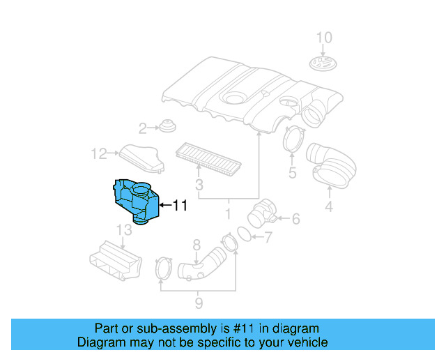 Inlet Connector 1K0-805-962-C-9B9 - View 50