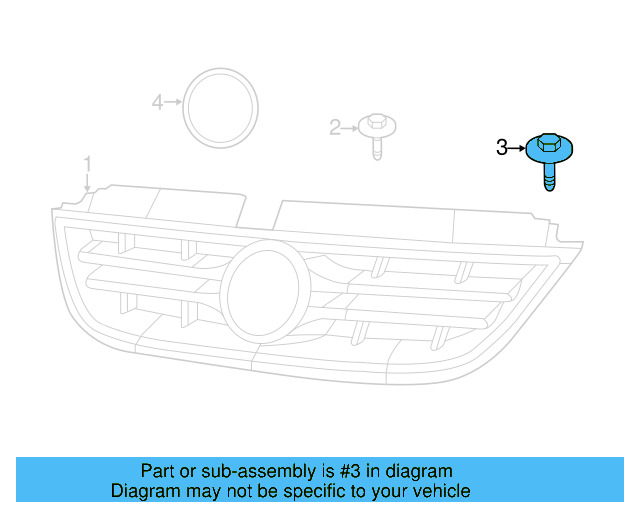 Adjust Motor Screw WHT-004-334