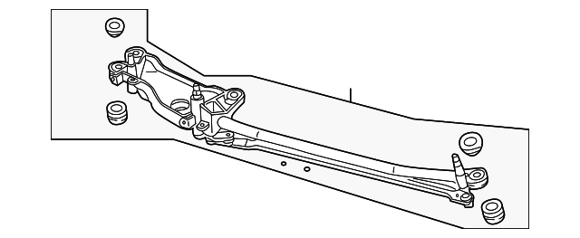 Windshield Wiper Linkage 7L0-955-601-C