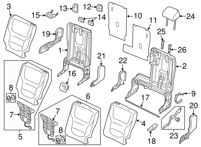 Headrest Guide 1K0-881-920-N-95T - View 15
