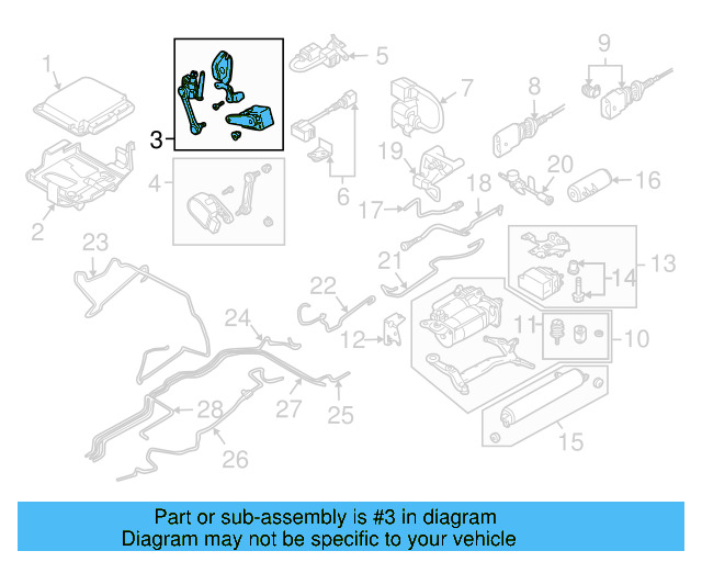 Height Sensor 7L0-616-214-C - View 6
